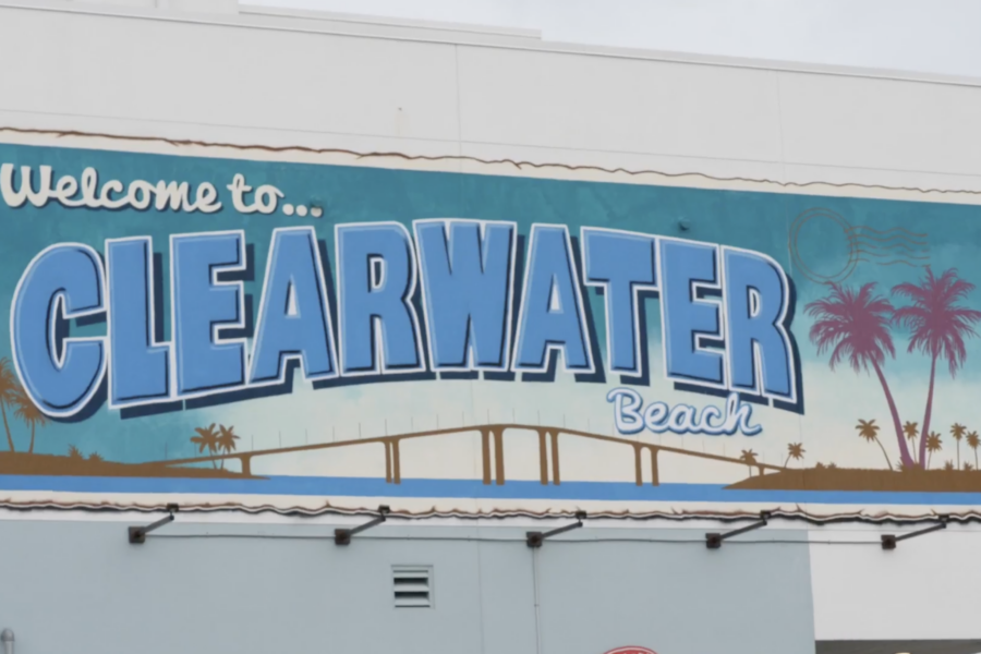 A large sign on a building, Walker Kreative Makes Clearwater Its Home